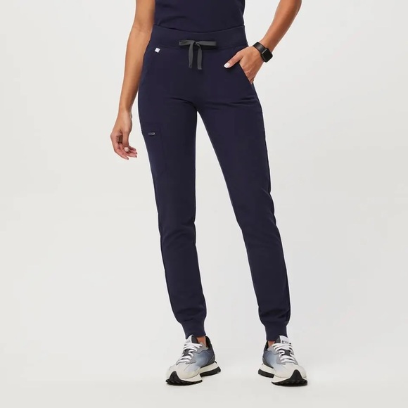 Figs Zamora Jogger Scrub Pants Navy PO 1683 Size Small/Tall - Picture 11 of 16